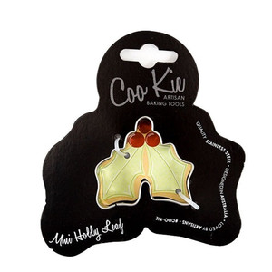 Coo kie Mini Holly Leaf Cookie Cutter Coo kie Mini Holly Leaf Cookie Cutter