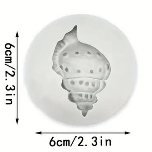 Detailed Sea Shell Silicone Mould - Cake Decorating Detailed Sea Shell Silicone Mould - Cake Decorating