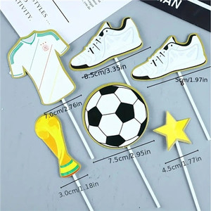 Football/ Soccer Cake Topper Set Football/ Soccer Cake Topper Set