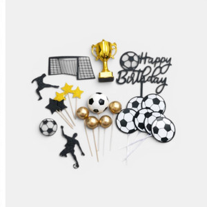 Soccer Cake Topper Set NZ – Football Birthday Decoration Kit