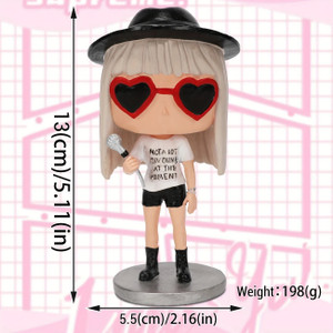 Popular Female Singer Cake Topper - Resin Popular Female Singer Cake Topper - Resin
