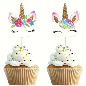 Unicorn Cupcake Picks x12. Choose a Design Unicorn Cupcake Picks x12. Choose a Design