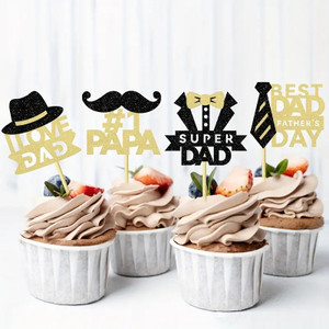 Dad Cake Picks - 4 Designs to Choose