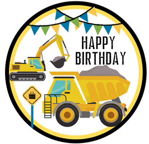 Construction Edible Cake Image Construction Edible Cake Image