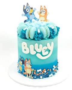 Bluey Buttercream Cake. Perfect for Bluey Fans Bluey Buttercream Cake. Perfect for Bluey Fans