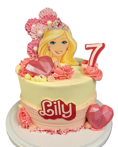 Barbie Buttercream Cake. Pretty in Pink. Barbie Buttercream Cake. Pretty in Pink.