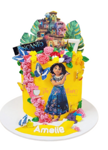 Encanto Buttercream Cake. Bright & Colourful Encanto Buttercream Cake. Bright & Colourful