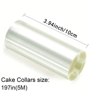 Clear Acetate Roll. 4 inch wide x 5m length