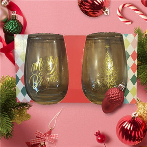 Xmas Wine Tumbler Set Xmas Wine Tumbler Set