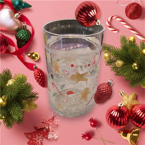 Childrens Xmas Glitter Tumbler Childrens Xmas Glitter Tumbler