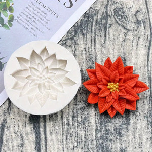 Poinsettia Silicone Mould Poinsettia Silicone Mould