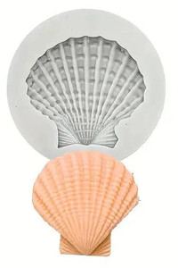 Large Scallop Shell Silicone Mould Large Scallop Shell Silicone Mould