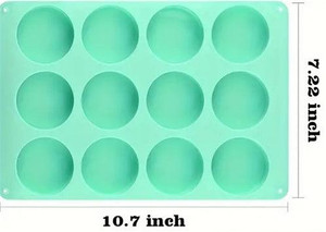 Silicone Cake Puck Mould 12 Cavity Silicone Cake Puck Mould 12 Cavity