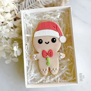Gingerbread Boy Cookie Cutter & Embosser Gingerbread Boy Cookie Cutter & Embosser