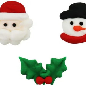 Mini Edible Xmas Decorations - 12 Pack Mini Edible Xmas Decorations - 12 Pack