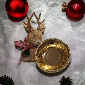 Metallic Gold Disposable Paper Bowls - 8 Pack Metallic Gold Disposable Paper Bowls - 8 Pack