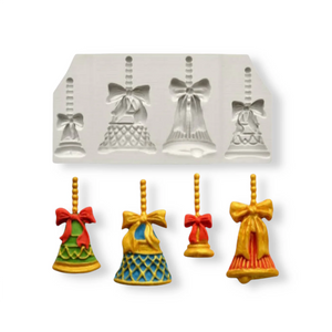 Xmas Bells Silicone Mould Xmas Bells Silicone Mould