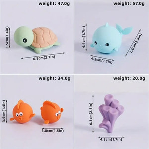 Resin Sea Creature Cake Decorations Resin Sea Creature Cake Decorations