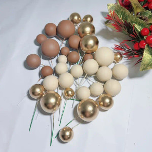 Neutral Coloured Balls Cake Decorations Neutral Coloured Balls Cake Decorations