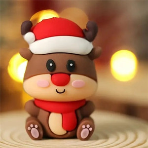 MIni Resin Reindeer Cake Decoration MIni Resin Reindeer Cake Decoration