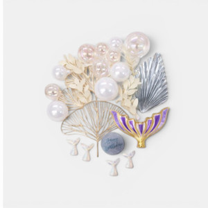 Luxe Mermaid Ball Cake Decorations Set