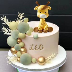 Giraffe Cake Decoration Set - Non Edible Giraffe Cake Decoration Set - Non Edible