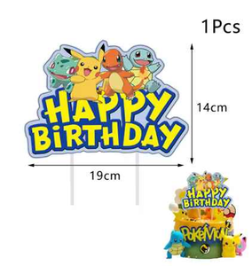 Pokemon Cake Topper - Card Pokemon Cake Topper - Card