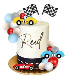 Race Car Theme Cake Decorating Set Race Car Theme Cake Decorating Set