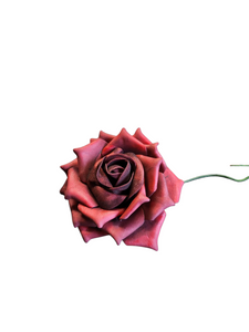 Large Burgundy Silk Artificial Rose Large Burgundy Silk Artificial Rose