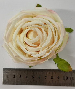 Large Pale Champagne Rose Artificial Flower Large Pale Champagne Rose Artificial Flower