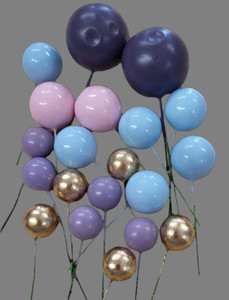 Pastel Luxe Ball Cake Decorations Pastel Luxe Ball Cake Decorations