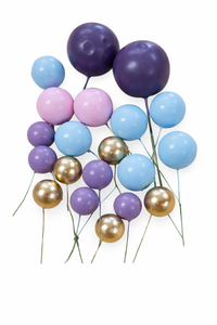 Pastel Luxe Ball Cake Decorations - The Cake Mixer
