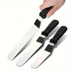 Stainless Offset Spatula With Nylon Handle - The Cake Mixer