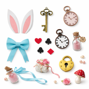 Alice in Wonderland Cake Decorating Kit