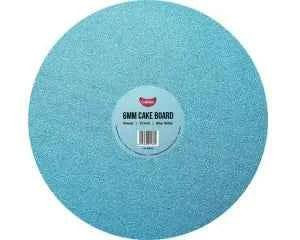 10 Inch Blue Glitter Cake Board, round cake board with a sparkling blue glitter finish for cake presentation and support. 10 Inch Blue Glitter Cake Board, round cake board with a sparkling blue glitter finish for cake presentation and support.