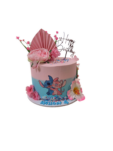 Stitch Buttercream Cake – Fun & Playful Design Stitch Buttercream Cake – Fun & Playful Design