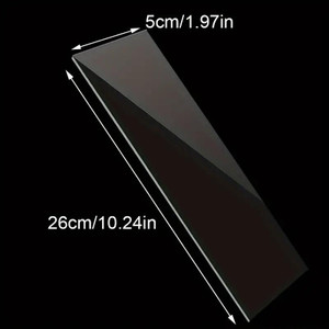 TM Cake Supplies Acrylic Cake Scraper – Tall Smoothing Tool, 26cm length and 5cm width, transparent acrylic material for cake decorating. TM Cake Supplies Acrylic Cake Scraper – Tall Smoothing Tool, 26cm length and 5cm width, transparent acrylic material for cake decorating.