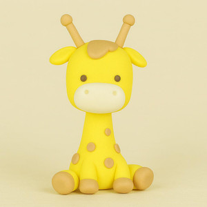 TM Cake Supplies Soft Clay Giraffe Cake Topper, yellow giraffe figure with brown spots and cute facial features. TM Cake Supplies Soft Clay Giraffe Cake Topper, yellow giraffe figure with brown spots and cute facial features.