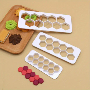 Hexagon Multi Cutter Set – Fondant & Gumpaste Tool Hexagon Multi Cutter Set – Fondant & Gumpaste Tool