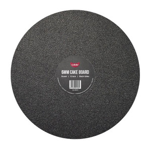 12 Inch Round Black Glitter Cake Board 12 Inch Round Black Glitter Cake Board