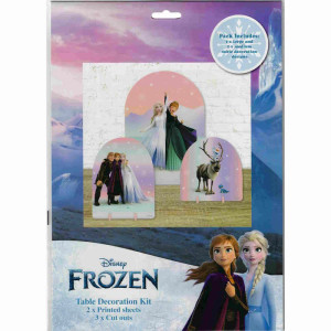Disney Frozen Table Decoration Kit – 3 Stand-Ups - The Cake Mixer Disney Frozen Table Decoration Kit – 3 Stand-Ups - The Cake Mixer