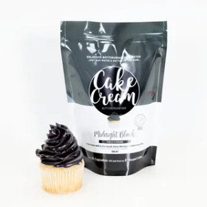 Swiss Meringue Buttercream Mix - Midnight Black - The Cake Mixer