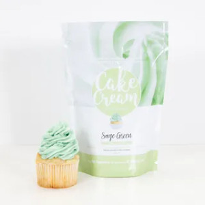 Swiss Meringue Buttercream Mix - Sage Green - The Cake Mixer