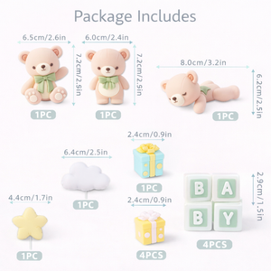 Baby Bear Cake Topper Set