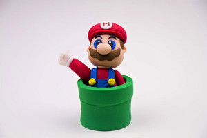 Super Mario Fondant Cake Topper