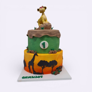 Lion King Inspired Luxury Birthday Cake