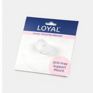 Loyal drill-free dowel mounting bracket for floating cakes and tiered cake support