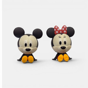 Mickey and Minnie cake decoration figurines sold individually for birthday cakes and themed celebrations