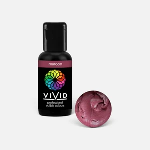 Vivid Maroon Food Colouring Gel professional edible colour for buttercream fondant and icing