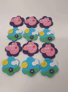 Peppa Pig Fondant Cupcake Toppers. Choose a Quantity Peppa Pig Fondant Cupcake Toppers. Choose a Quantity